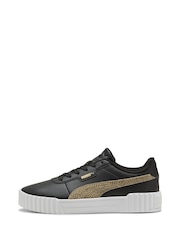 Puma Black Carina 3.0 Topcat Sneakers - Image 2 of 6