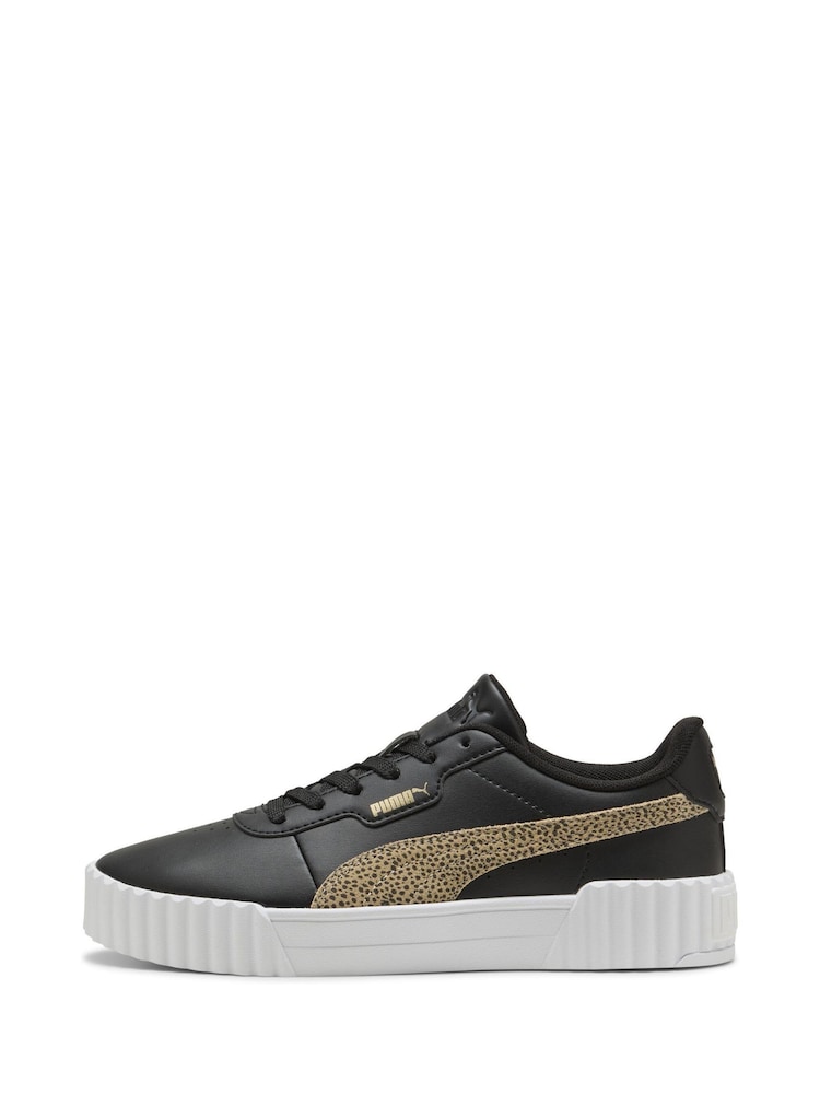 Puma Black Carina 3.0 Topcat Sneakers - Image 2 of 6