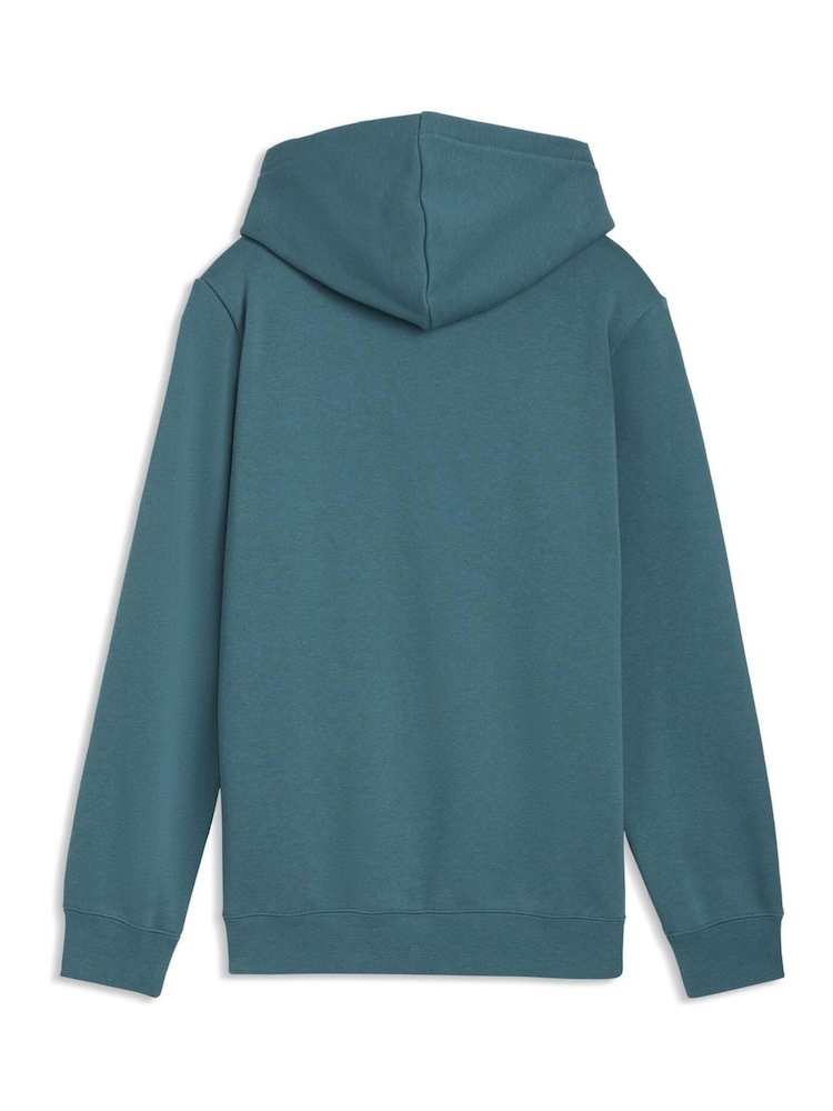Puma Green ESS No.1 Logo Fleece Hoodie - Image 5 of 5 Puma Green ESS No.1 Logo Fleece Hoodie - Image 5 of 5