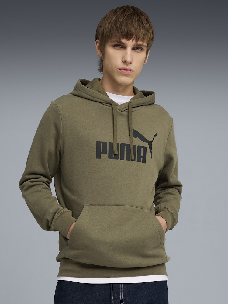 أخضر - Puma Essentials No. 1 Logo Hoodie - صورة 1 من 5
