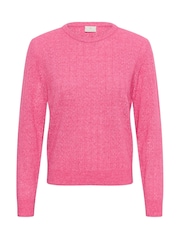 Kaffe Pink Lenia Long Sleeve Jumper - Image 4 of 5