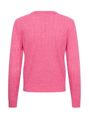 Kaffe Pink Lenia Long Sleeve Jumper - Image 5 of 5