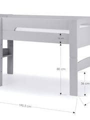 Julian Bowen Grey Pluto Midsleeper & Tent Bed - Image 6 of 7