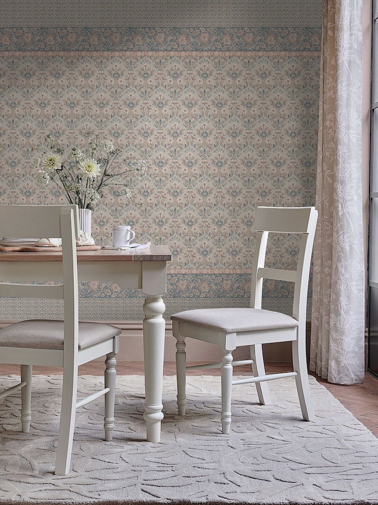 Laura Ashley MultiPlaster Pink Semington A4 Mural Sample - Image 1 of 4