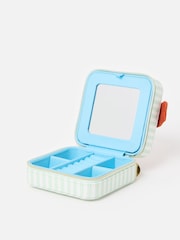 Oliver Bonas Orange and Green Bow Large Square Jewellery Box - Image 2 of 5