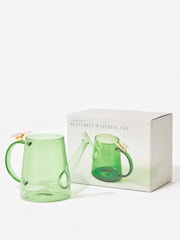 Oliver Bonas Green Butterfly Glass Watering Can - Image 2 of 5