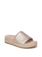 Vionic Metallic Yasmina Regular Fit Arch Support Slides - Image 3 of 7