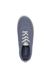 Vionic Blue Cyan Regular Fit Arch Support Lace-Up Trainers - Image 6 of 7