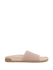 Vionic Metallic Evie Knit Regular Fit Arch Support Sliders - Image 1 of 7