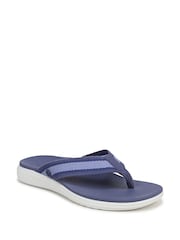 Blau - Vionic Indigo Normale Passform Zehensteg-Sandalen mit Fußgewölbestütze - Bild 3 von 7