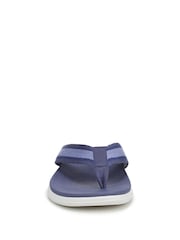Blau - Vionic Indigo Normale Passform Zehensteg-Sandalen mit Fußgewölbestütze - Bild 4 von 7