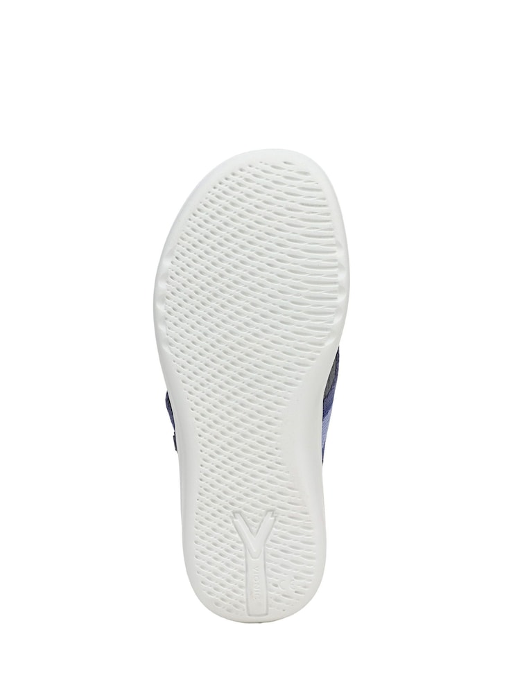 Blau - Vionic Indigo Normale Passform Zehensteg-Sandalen mit Fußgewölbestütze - Bild 7 von 7