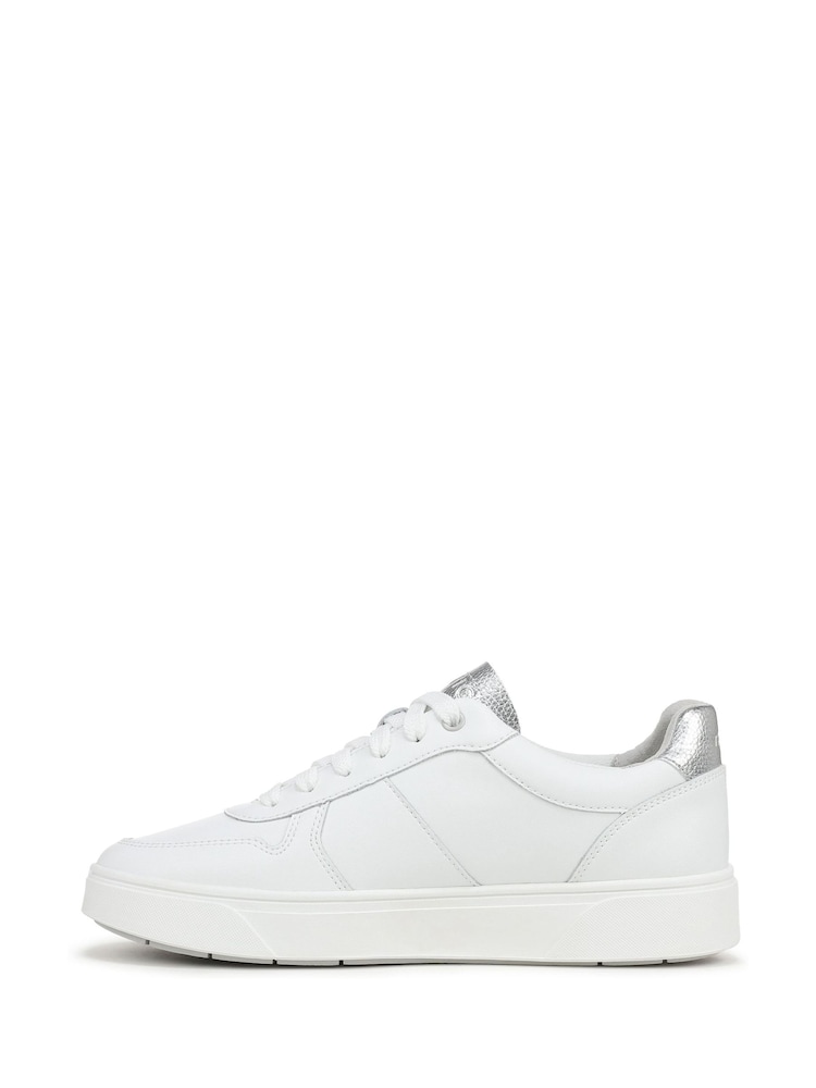 Vionic White Robin Wide Fit Arch Support Lace-Up  Trainers - Image 2 of 7