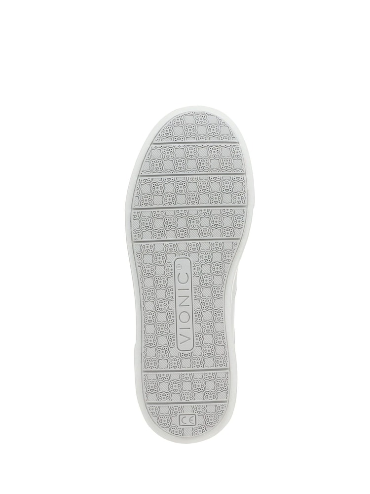 Vionic White Robin Wide Fit Arch Support Lace-Up  Trainers - Image 7 of 7