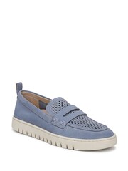 Vionic Blue Uptown Perf Regular Fit Arch Support Loafers - Image 3 of 7