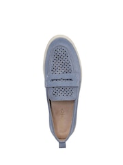Vionic Blue Uptown Perf Regular Fit Arch Support Loafers - Image 6 of 7