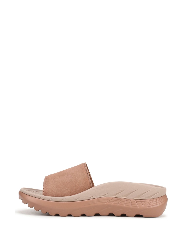 Vionic Brown Rejuvenate Recovery Regular Fit Arch Support Slides - Image 2 of 7