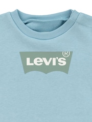 Levi's French-Terry-Sweatshirt mit Batwing-Logo und Rundhalsausschnitt - Bild 4 von 4