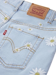 Levi's Blue A-Line Denim Shorts - Image 3 of 3