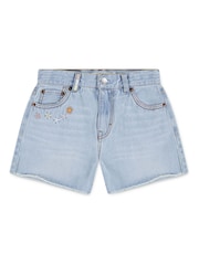 Levi's Denim Blue A-Line Denim Shorts - Image 1 of 5