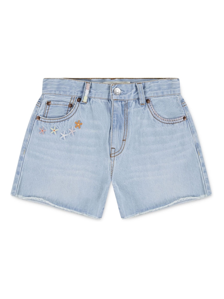 Levi's Denim Blue A-Line Denim Shorts - Image 1 of 5