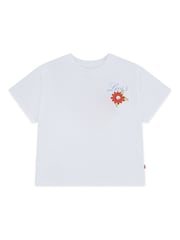 Levi's White Floral Oversized Short Sleeve T-Shirt - Image 5 of 8