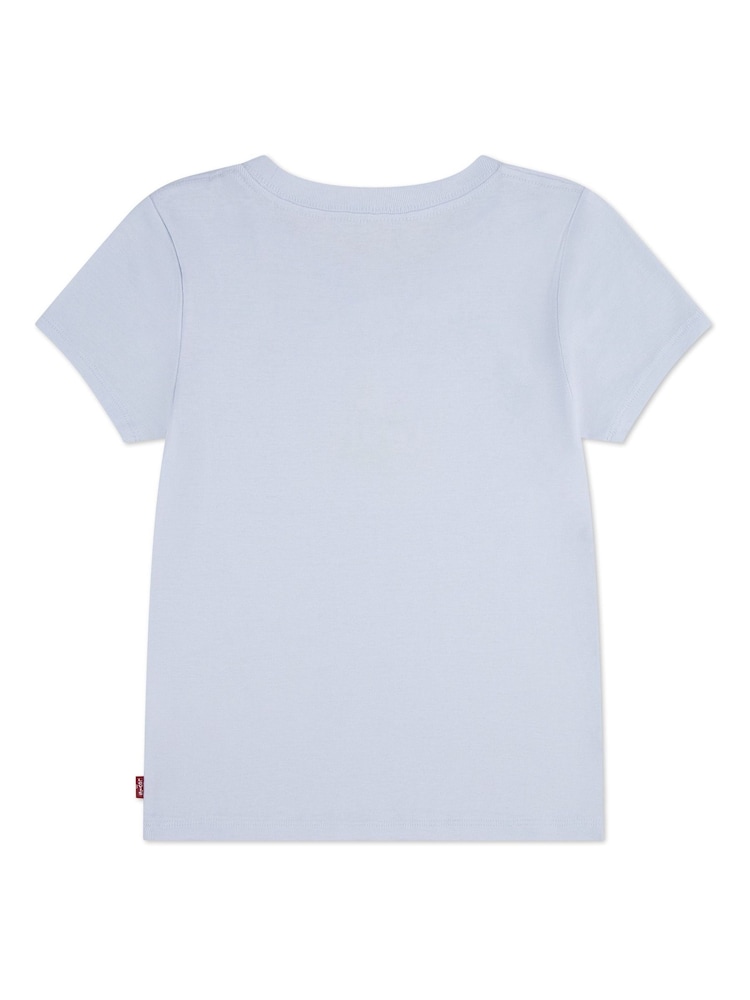 Levi's Blue Daisy Batwing Short Sleeve T-Shirt - Image 2 of 3