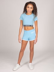 Pineapple Blue Sporty Shorts - Image 2 of 5