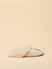 Joules Slippet Luxe Oat Dog Slippers - Image 3 of 6