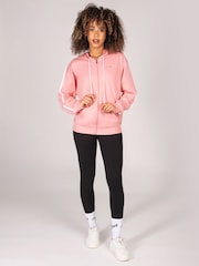 Pineapple Pink Stripe Panel Zip Hoodie - Image 2 of 5
