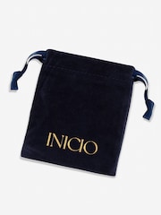 Inicio Gold Tone Jet Flower Station Bracelet - Image 5 of 5