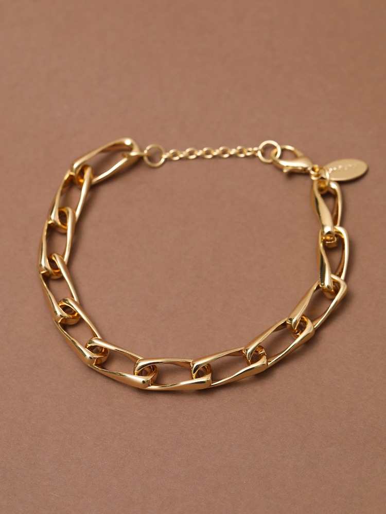 Inicio Gold Tone Twisted Link Bracelet - Image 1 of 1