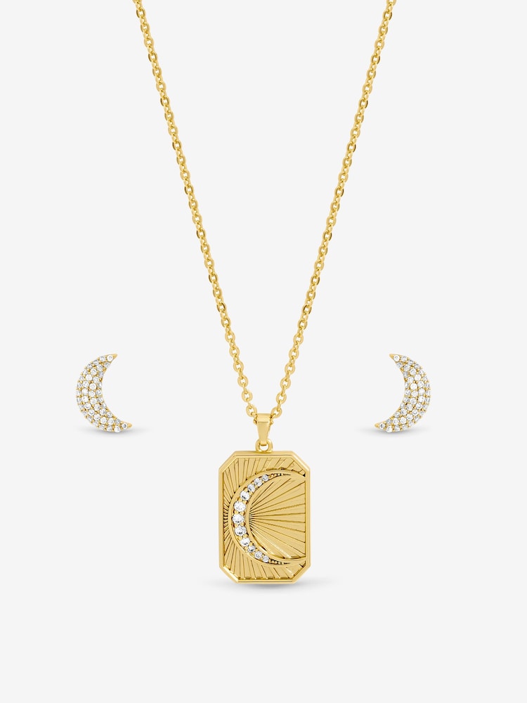 Inicio Pave Moon Set - صورة 1 من 2