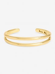 Inicio Polished Double Row Cuff Bracelet - صورة 1 من 3