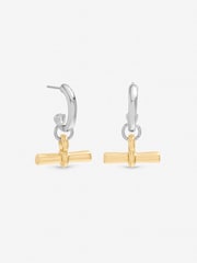 Inicio Metallic T-Bar Earrings - Image 1 of 1