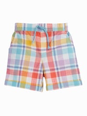 Frugi Blue Archie Slub Shorts - Image 4 of 4