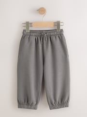 Grey/Black Wide Cuffed Joggers 3 Pack (3mths-7yrs) - Image 4 of 7
