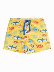 Frugi Boscastle Board Yellow Shorts - Image 2 of 4