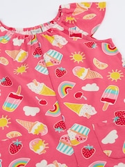 Frugi Pink Dory Playsuit - Image 2 of 3