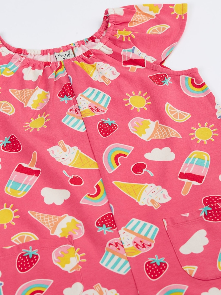 Frugi Pink Dory Playsuit - Image 2 of 3