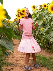 Frugi Pink Scarlet Twirly Skirt - Image 1 of 4