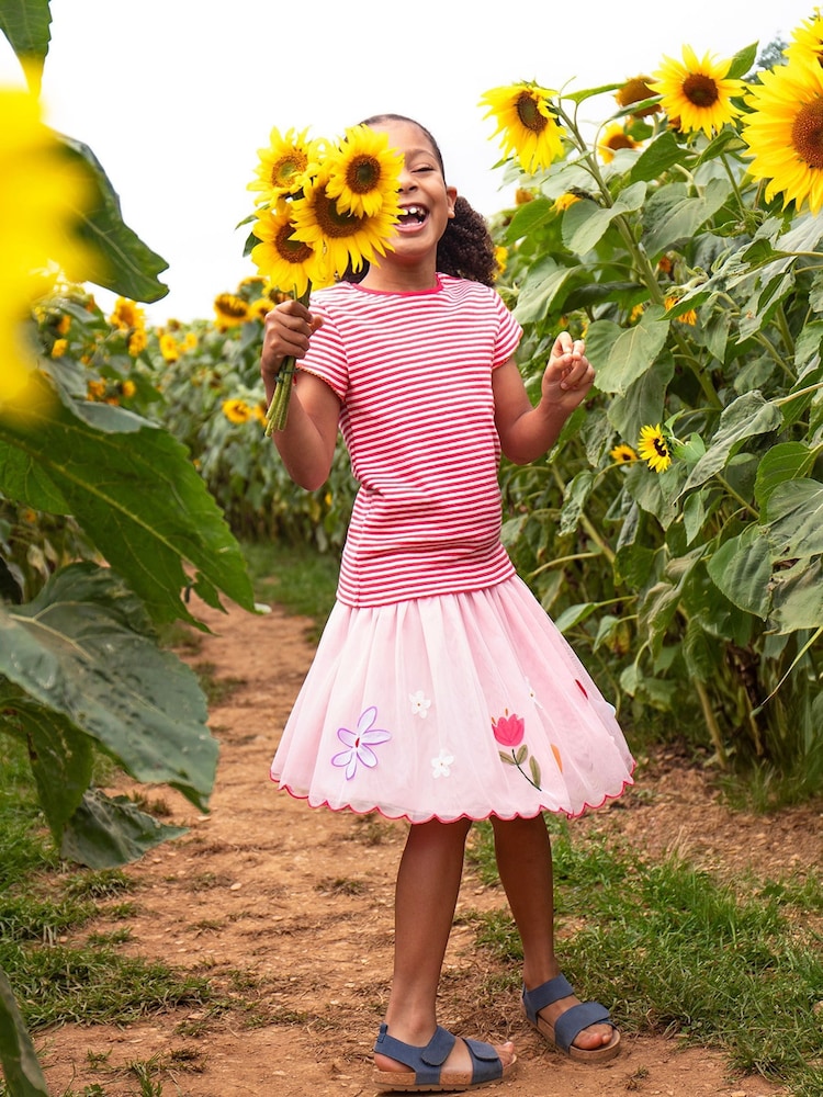 Frugi Pink Scarlet Twirly Skirt - Image 1 of 4