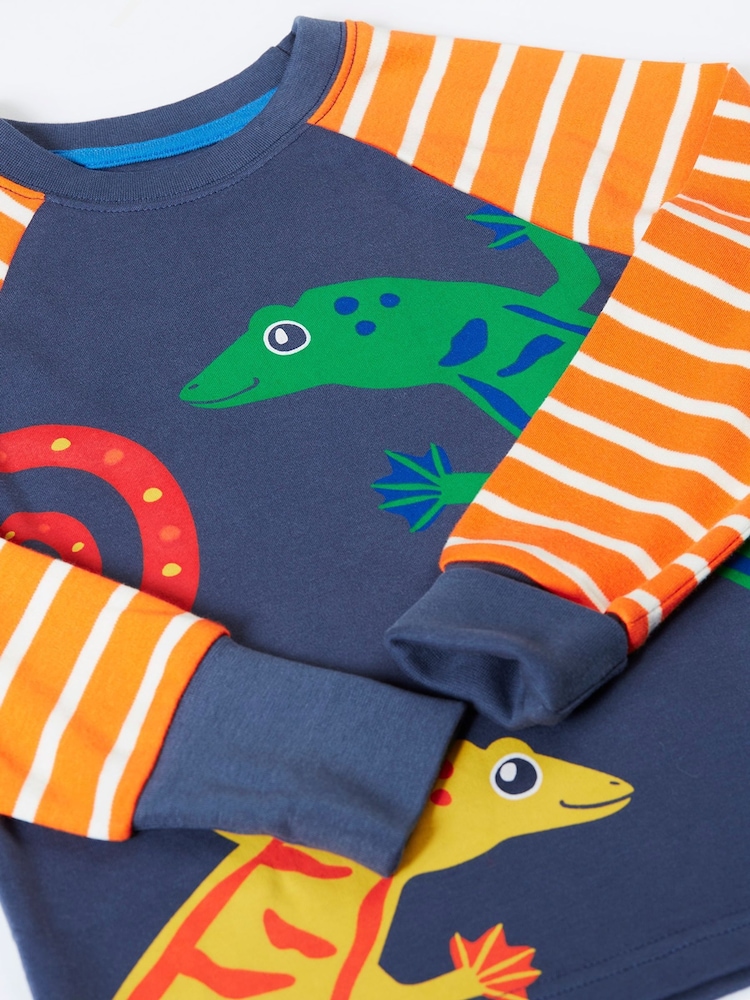 Frugi Kernow Orange Pyjamas - Image 2 of 4 Frugi Kernow Orange Pyjamas - Image 2 of 4