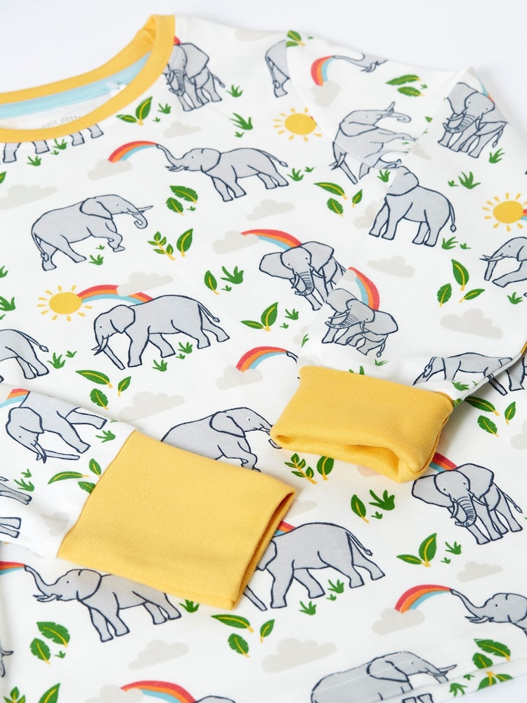 Frugi White Sundown Pyjamas - Image 2 of 3 Frugi White Sundown Pyjamas - Image 2 of 3