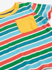 Frugi Blue Piran Pocket T-Shirt - Image 2 of 3
