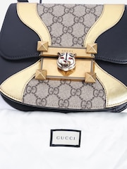 Sign of the Times Gucci Ojiride Cross-Body Brown Bag - Image 4 of 8