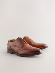Marrón tostado - Wingcap Brogue Shoes - Imagen 3 de 7