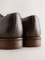 Brown Leather Derby Shoes - Image 5 of 7