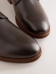 Brown Leather Derby Shoes - Image 7 of 7