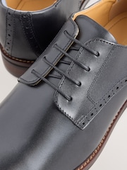Black Leather Derby Shoes - Image 5 of 6
